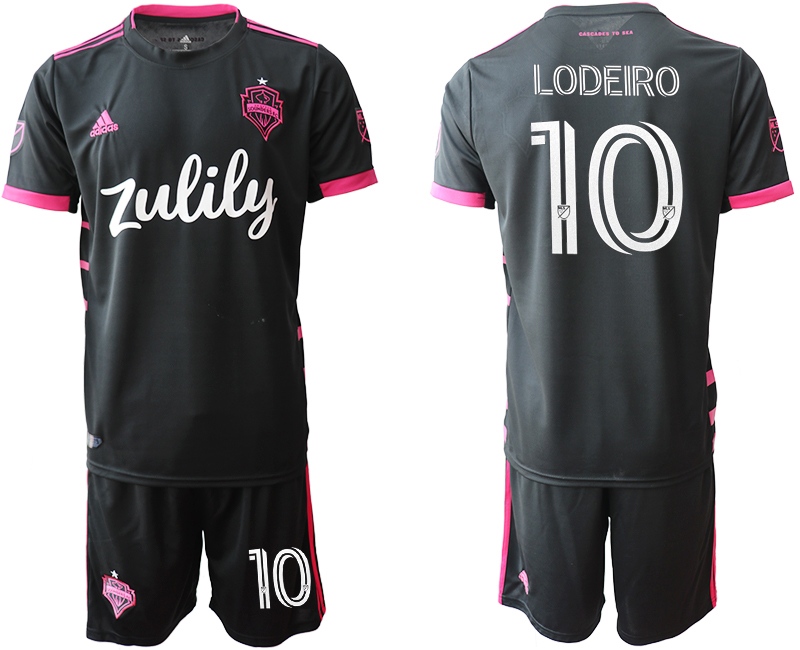 Men 2020-2021 club Seattle Sounders away #10 black Soccer Jerseys->seattle sounders jersey->Soccer Club Jersey